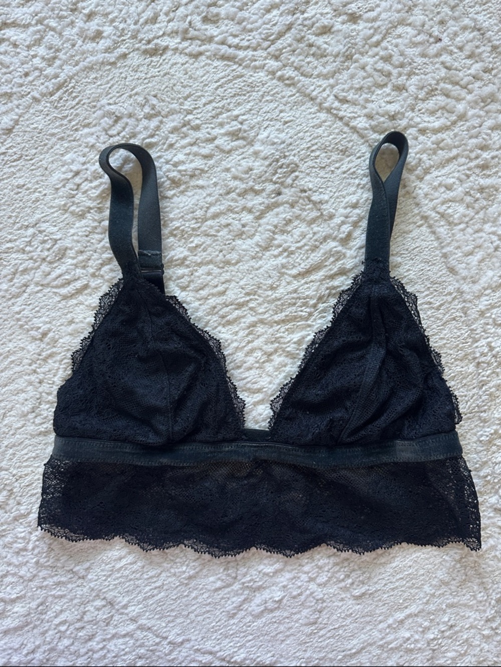 Lace Bralette - Black